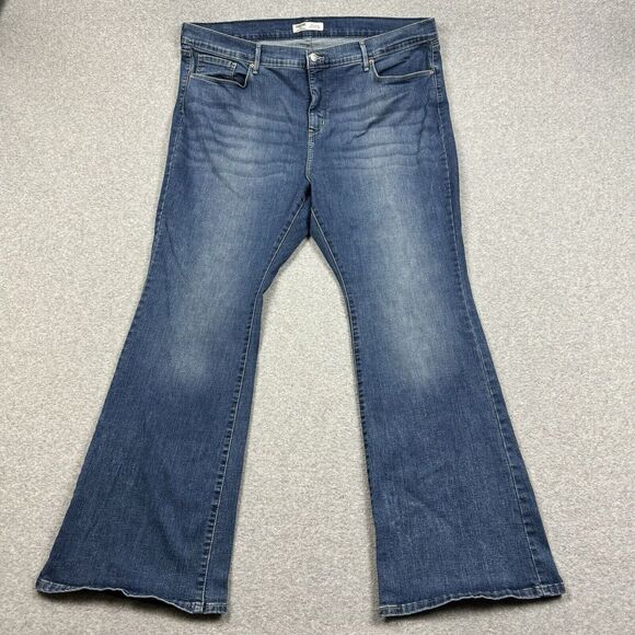 Signature Gold by Levi‎ Strauss Totally Shaping High Rise Flare Jeans Womens 24M - Picture 1 of 10